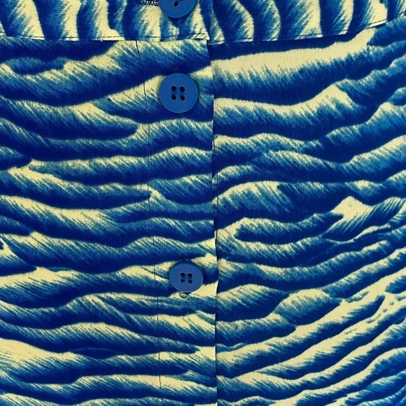 Whistles Seafoam Button Front
Skirt Blue/Multi New Size 14 - Picture 7 of 10